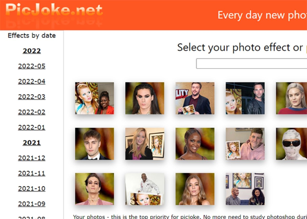 Añade efectos y filtros increíbles con PicJoke.Net