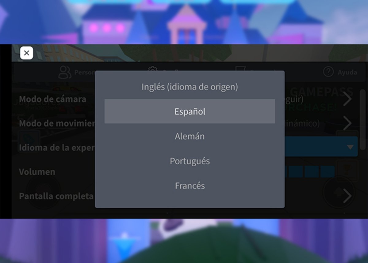 Cambia el idioma de Roblox en moviles-2