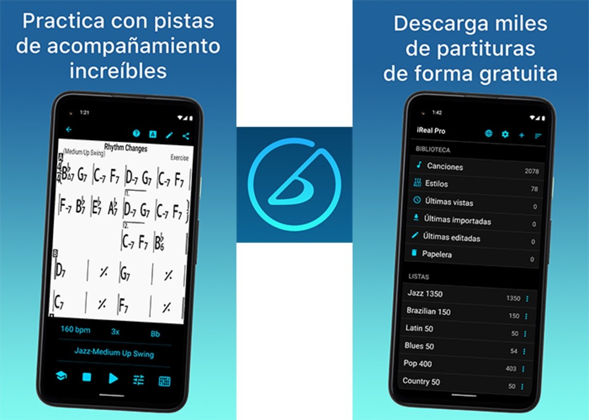 iReal Pro: practica con pistas de acompañamiento