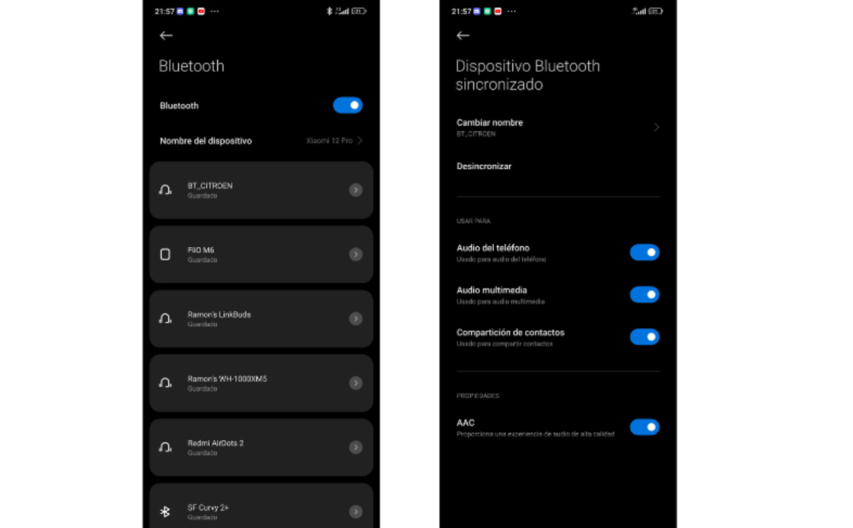 Cómo olvidar dispositivo Bluetooth en Android