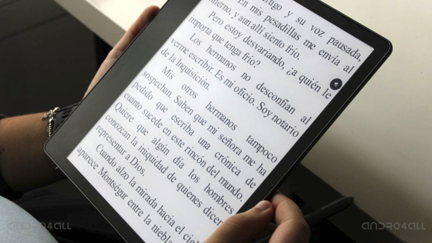 Libro en el Kindle Scribe