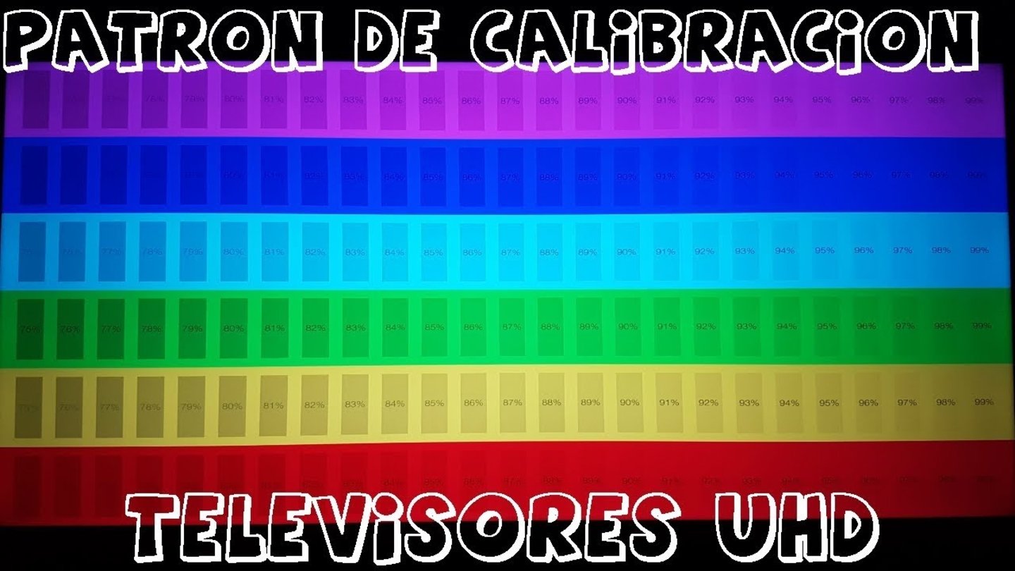 Portada de un vídeo de YouTube para calibrar tu televisor.