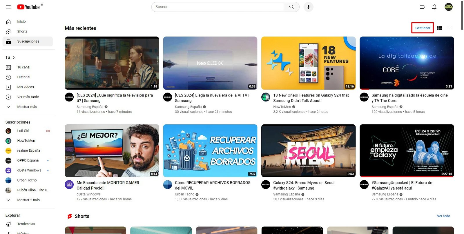 Cómo eliminar todas las suscripciones a canales de YouTube de una sola vez