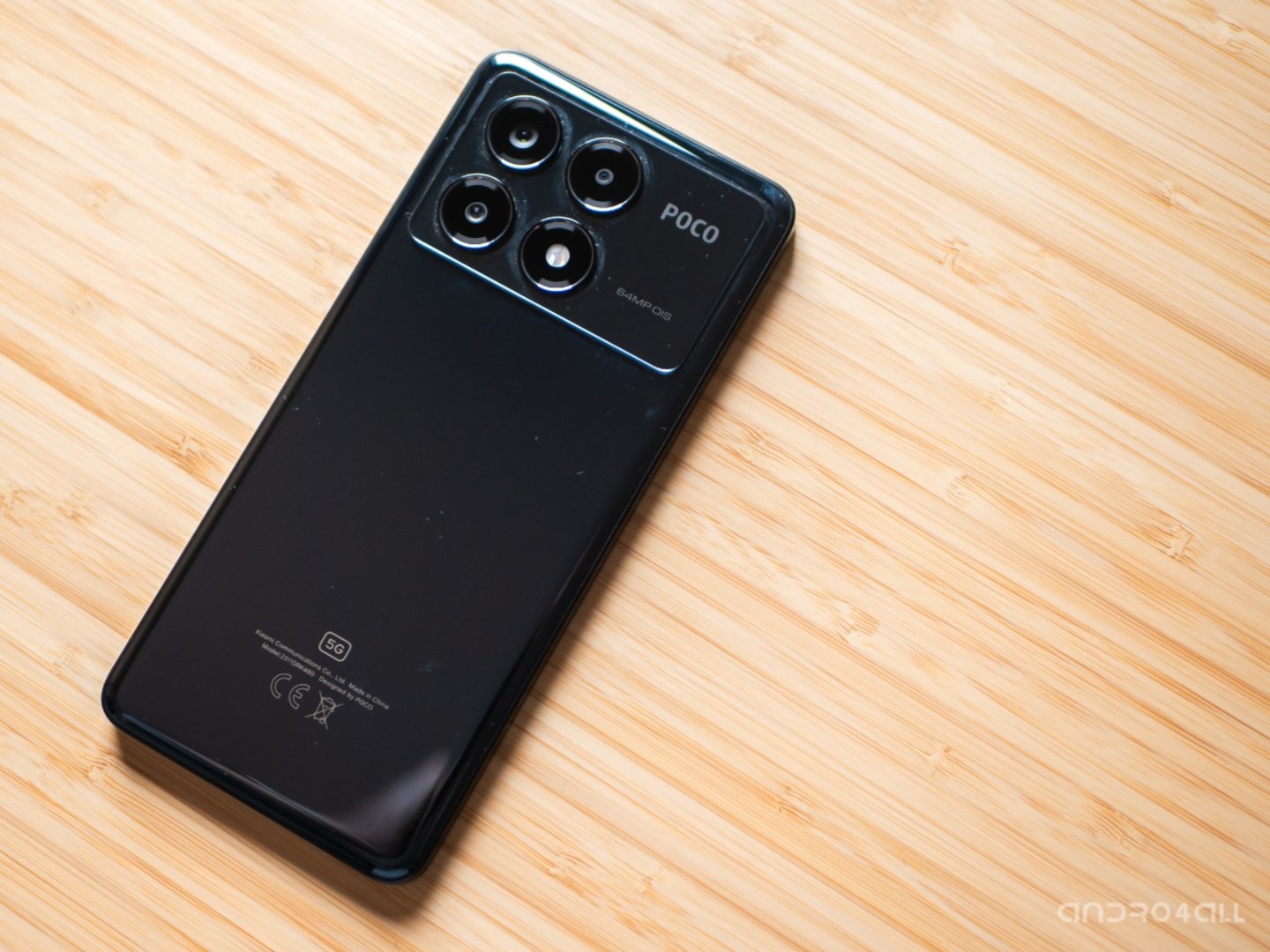 POCO X6 Pro negro, trasera