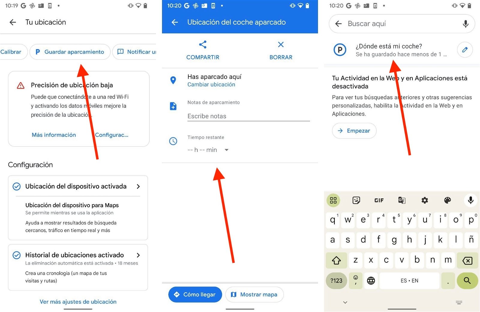 Cómo usar Android Auto para saber dónde has aparcado el coche